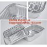 China Takeaway oven safe fast food take out disposable aluminum foil container,compartment round airline food aluminum foil co wholesale