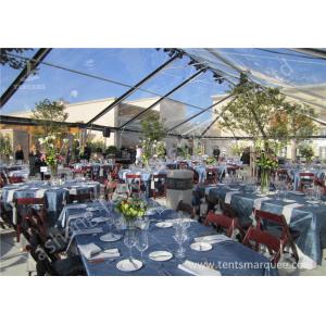 China Transparent PVC Fabric Cover Luxury Wedding Tents for Parties With Aluminum Alloy Frame supplier