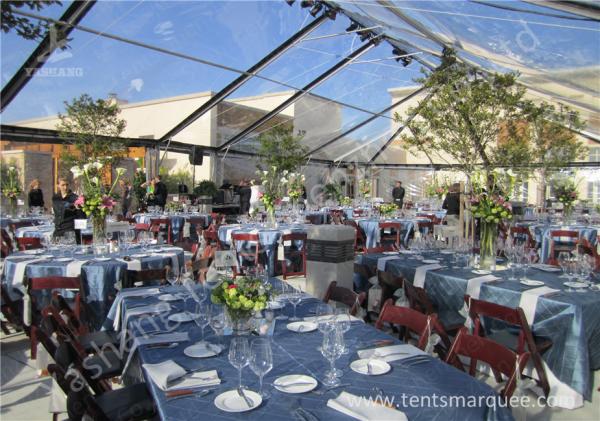 Transparent PVC Fabric Cover Luxury Wedding Tents for Parties With Aluminum