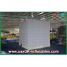 Advertising Booth Displays White Lighted Oxford Cloth Inflatable Photo Booth