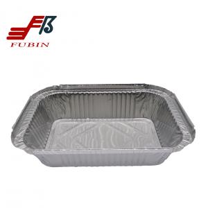 China 190*138mm Rectangular Foil Trays 650ml For Restaurant supplier