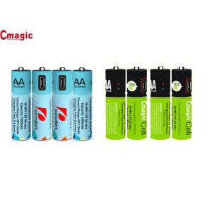 China 1.2v 450mah / 1000mah Bluetooth Phone Accessories Micro USB Rechargeable AA Batteries supplier