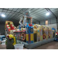 China Big giant inflatable robot fun citty robot inflatable amusement park for children commercial inflatable fun city on sale
