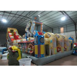 China Big giant inflatable robot fun citty robot inflatable amusement park for children commercial inflatable fun city supplier