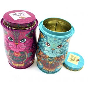 12000pcs Round Gift Tin Cans With 4 Color Print ODM
