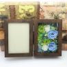 Luxury Gift Walnut Wood Photo Frame Preserved Flower Photo Frame For Lover Home