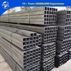 China Non-Oiled Mild CS ERW Black Carbon Steel Round Square Rectangle Pipe Tube for Oil and Gas supplier