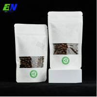 China Biodegradable PLA Reusable Food Pouches Coffee Bean Packaging with Valve on sale