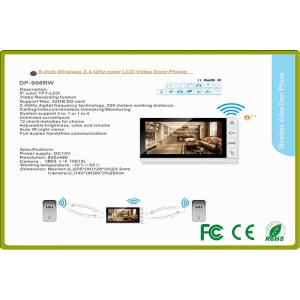 China 9 LCD body sensors villa intercom system color video door camera for residential intercom systems supplier