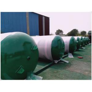 China Horizontal Sandblasting Galvanized Steel Water Storage Tanks 300 Litre - 3000 Litre supplier