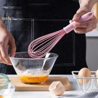 China Kitchen Mini Silicone Balloon Whisk Non Stick Reusable Easy To Clean on sale