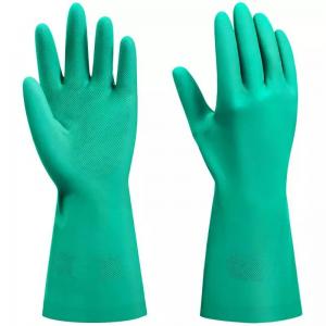 Durable thick latex coating knitted wrist wear antiskid safety industrial building heavy-duty gloves labor work