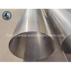 Ss304 Od600mm Johnson Wedge Wire Filter Screen Tube For Hydropower Plants
