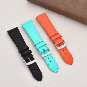 JUELONG 18mm 19mm 20mm 21mm 22mm 23mm 24mm Genuine Leather Watch Strap Saffiano Leather Watch Bands With Quick Release