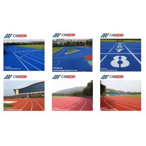 China Athletic PU Running Track Tartan Plastic Runway Sports Flooring supplier