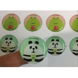 China Custom printing self adhesive round epoxy dome resin gel sticker supplier