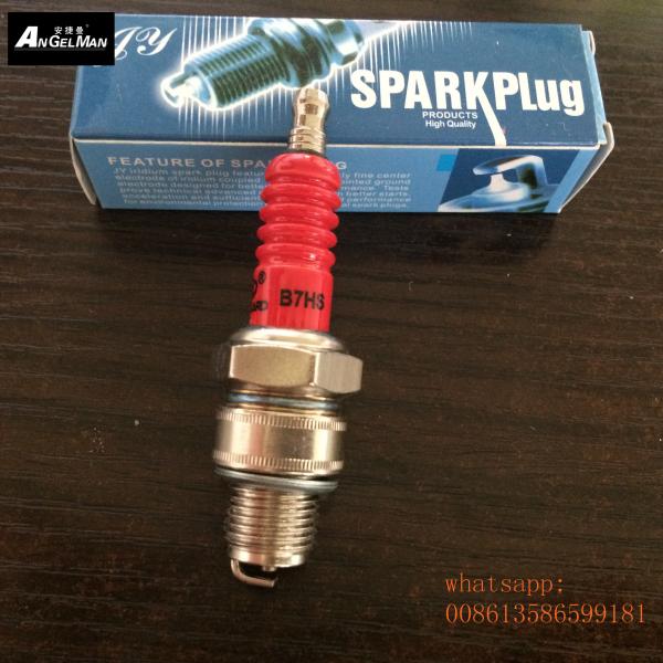 NGK B7HS Ignition Parts W4AC Car Spark Plugs For Automotive 19mm Diameter Red