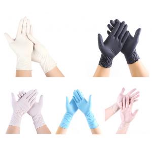 Blue nitrile disposable gloves powder free latex free with CE and ISO certificates