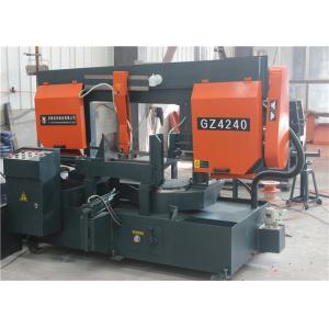 China Pipe Cutting Metal Band Saw Machine 2.2KW Hydraulic Generator Power CE supplier