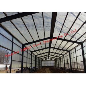 China Prefabricated Steel Structure Poultry Farming Shed For Chicken Farm Building And Cattle Farm Building supplier