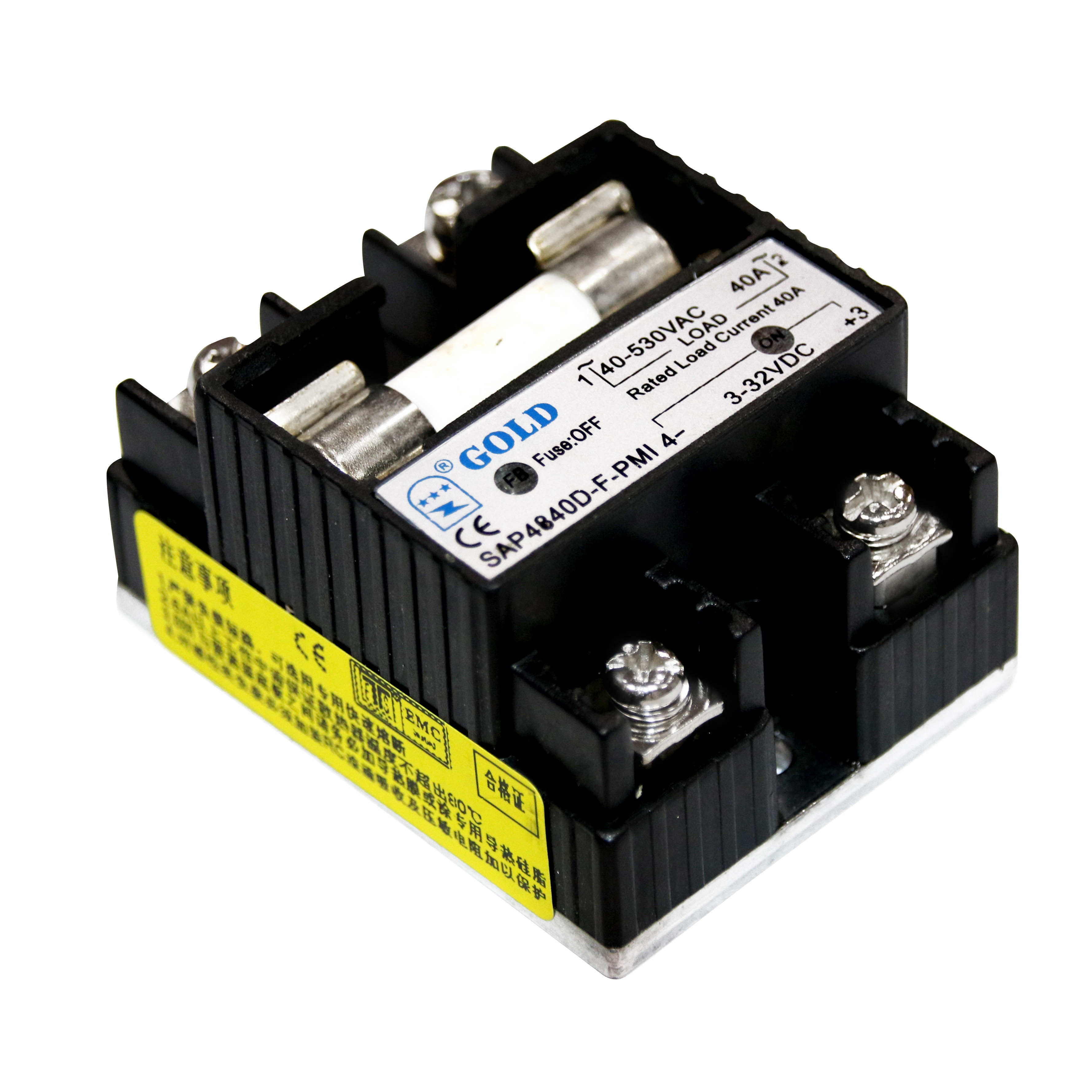 China Fast Switching  12V 40A DC SSR Relay Circuit  plug in type on sale