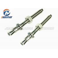 China M10 X 80 White Zinc Plated Cold Forged Full Thead  Bolt Wedge Anchor on sale