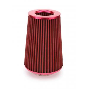 China Installtion Easily Funnel Air Filter 230 Mm Height With Deep Red Color supplier