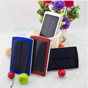 China 10000mAh solar Panel Portable charger power bank Battery for iPhone 6 5S Samsung supplier