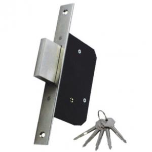China 189f-3d Mortise Lock Body Household Door Locks With Single Tongue And 5 Cross Keys supplier