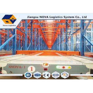 Industrial Heavy Duty Racking Semi Automatic , Warehouse Pallet Storage With Battery Powered