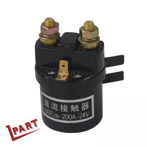 China High Voltage DC Power Contactor 24V For Electric Pallet Truck supplier