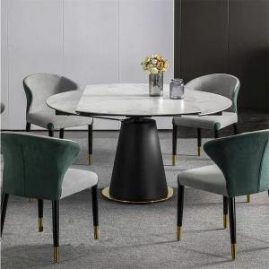 Highly Practical Extendable Dining Room Table Seamless Extendable Round Dining Table With Leaf