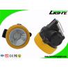 China IP 67 Water Proof Coal Mining Lights , 2.2Ah battery capacity Cordless LED Miners Helmet Light wholesale