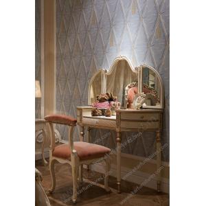 China Princess Style French White Girls Dressing Table Chair kids dressing table 601-1 supplier
