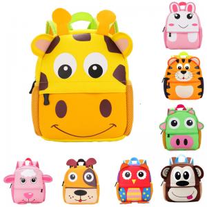 Kindergarten Cartoon 3D Backpack Waterproof Kids School Bag Travel Outdoor