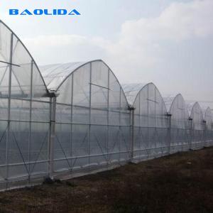 China Multispan Sprinkler Irrigation 9m Agricultural Greenhouse Multi Span Greenhouse supplier