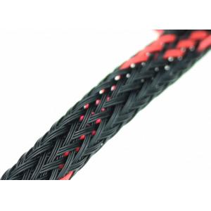 20mm Colorful Expandable Braided Wire Sheathing PET For Cover Nylon Harness