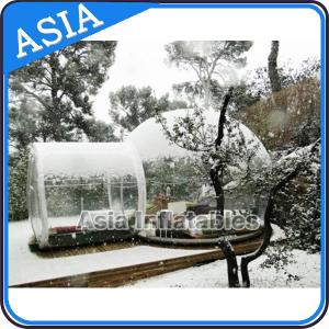 Waterproof Inflatable Snow Globe For Advertisement With Fake Snow