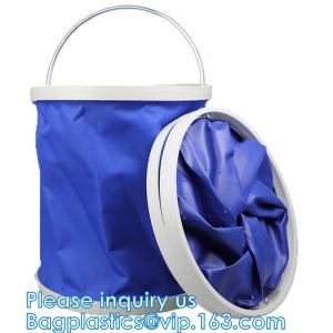 Multifunctional Outdoor Fishing Bucket Car Washing Portable Folding Collapsible Water Bucket