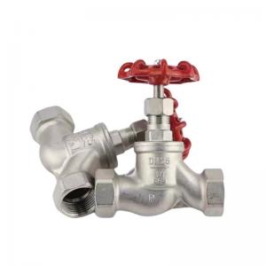 Investment Casting CF8/CF3m Thread End Industrial S Type Globe Valve Model NO. J11W-16P