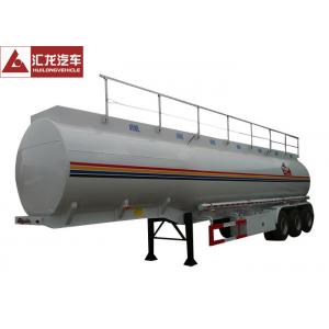 Heavy Oil Fuel Tank Trailer Widely Used To Transport , Tractor Trailer Fuel Tank