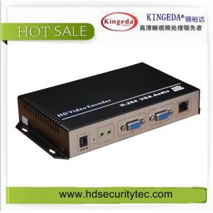 H.264 HD VGA Encoder For Video IP Streaming Transmission Use VGA/HDMI/IP/Audio Output Supports TS/VES/AES