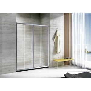 Sliding Door Bathroom Shower Enclosure , Rectangular Frameless Shower Room