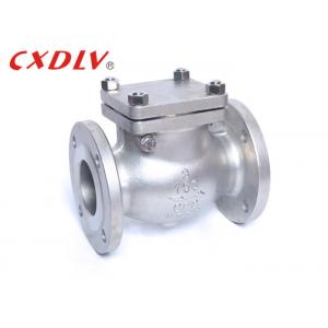 China ANSI H44 4 Inch Flanged Swing Check Valve Water Meter Metal Seated Manual supplier
