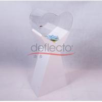 Deflecto Acrylic Donation Lock Box/Sign Box With Lock,399x201x915(mm)
