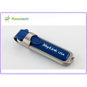 Promotional Leather USB Flash Disk , USB Flash Drive Leather 16GB