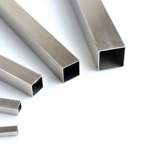 Structure Application 201 304 Stainless Steel Square Tube / Stainless Steel Rectangle Pipe ASTM A312