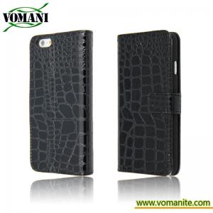 Wallet Style Magnetic Flip Crocodile Pattern Leather Case for iphone 6 plus