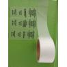 Iron on school uniform name tag Transparent silicone TPU printed label