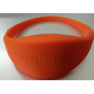 Passive RFID Wristband MI-FARE Ultralight EV1 13.56MHz NFC Wristband For GYM Fitness